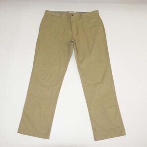 Original Penguin Men's Straight Leg Chino Pants 38 x 32 Beige Cotton Khaki